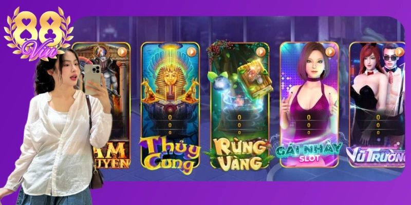 88Vin cung cấp đa dạng game, chơi an toàn và đổi thưởng uy tín