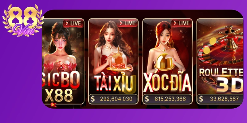 Đăng nhập 88vin có thể tha hồ chơi các game đổi thưởng hấp dẫn