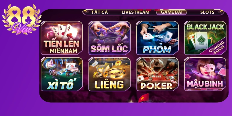 Game bài đổi thưởng 88vin 