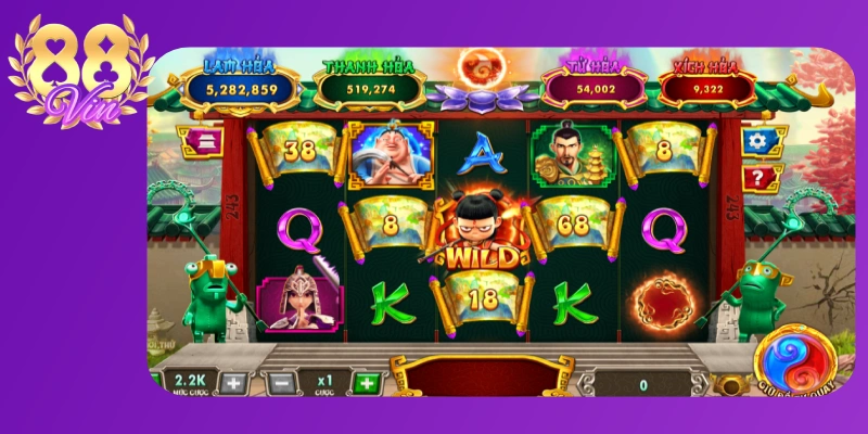 Các game slot nổ hũ 88vin có tính năng độc đáo, jackpot hấp dẫn