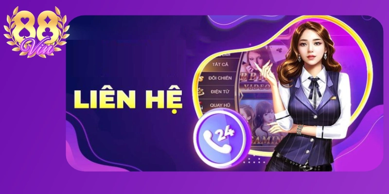 Liên hệ cổng game 88vin nếu gặp sự cố truy cập tài khoản