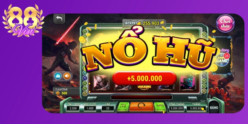 Nổ hũ 88vin là dòng game slot quay hũ trực tuyến