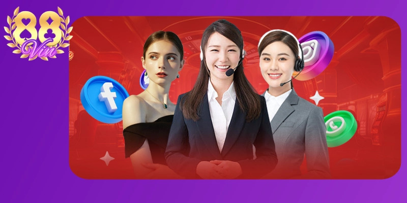 Liên hệ 88vin hỗ trợ ngư�?i chơi chu đáo