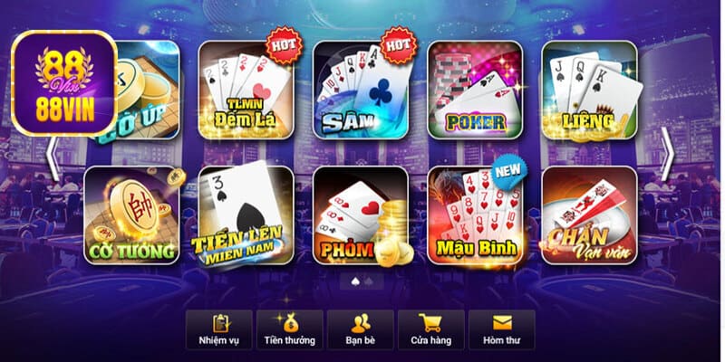 Chơi game đánh bài đổi thưởng 88VIN có quá trình thanh toán ưu việt